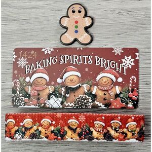 ZOX "BAKING SPIRITS BRIGHT" #1424 ADVENT DAY 8 COLLECTIBLE MAGNET & WRISTBAND